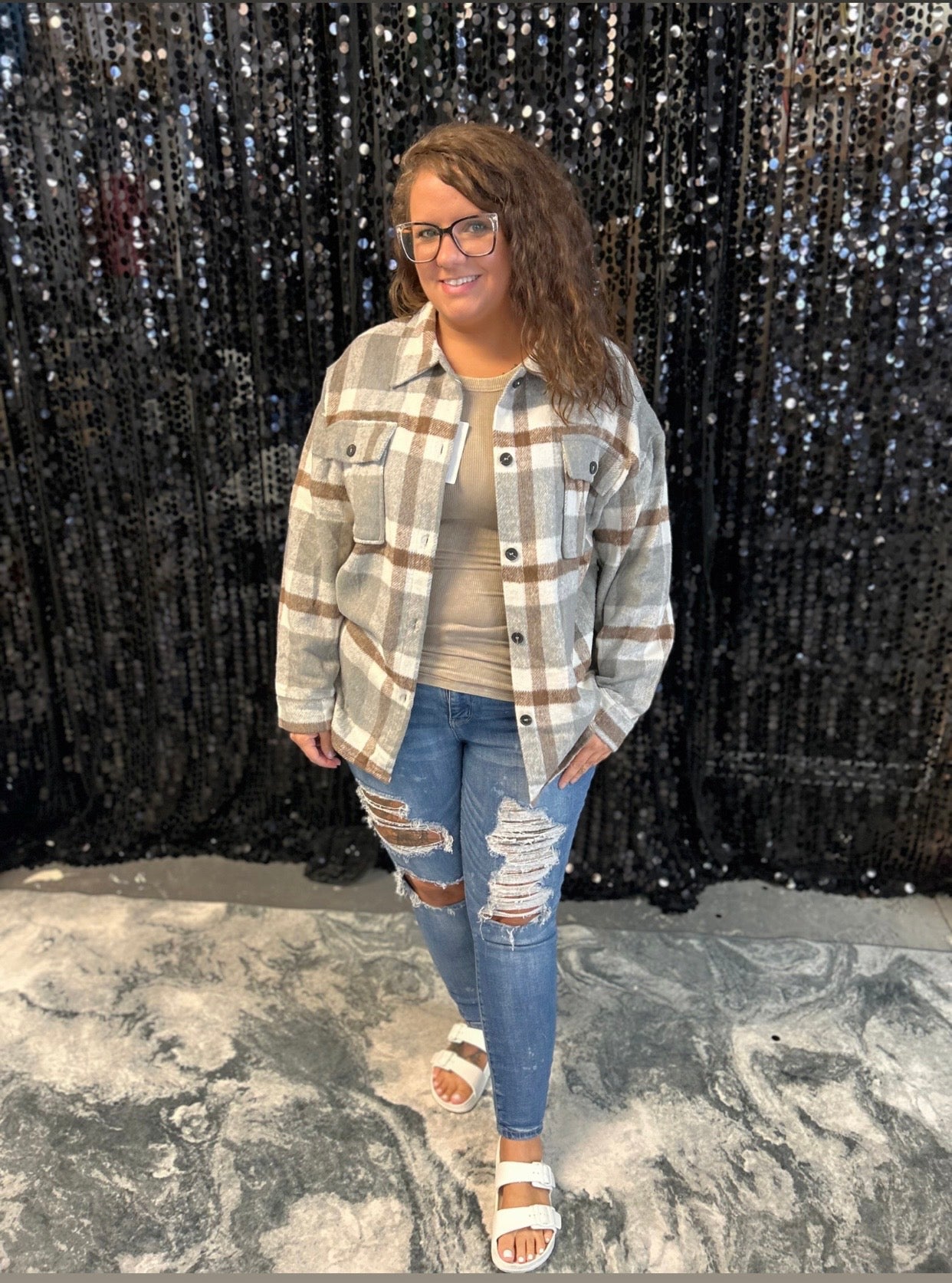 Grey Flannel Shacket