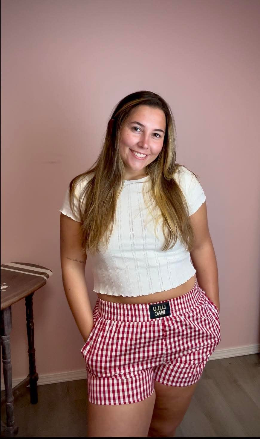 Gingham Boxer Shorts