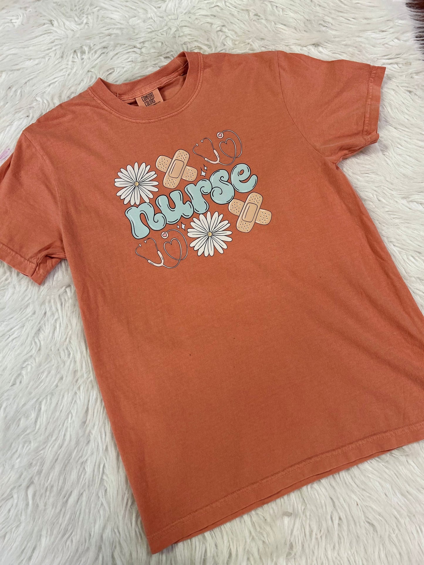 Nursing Floral Tee