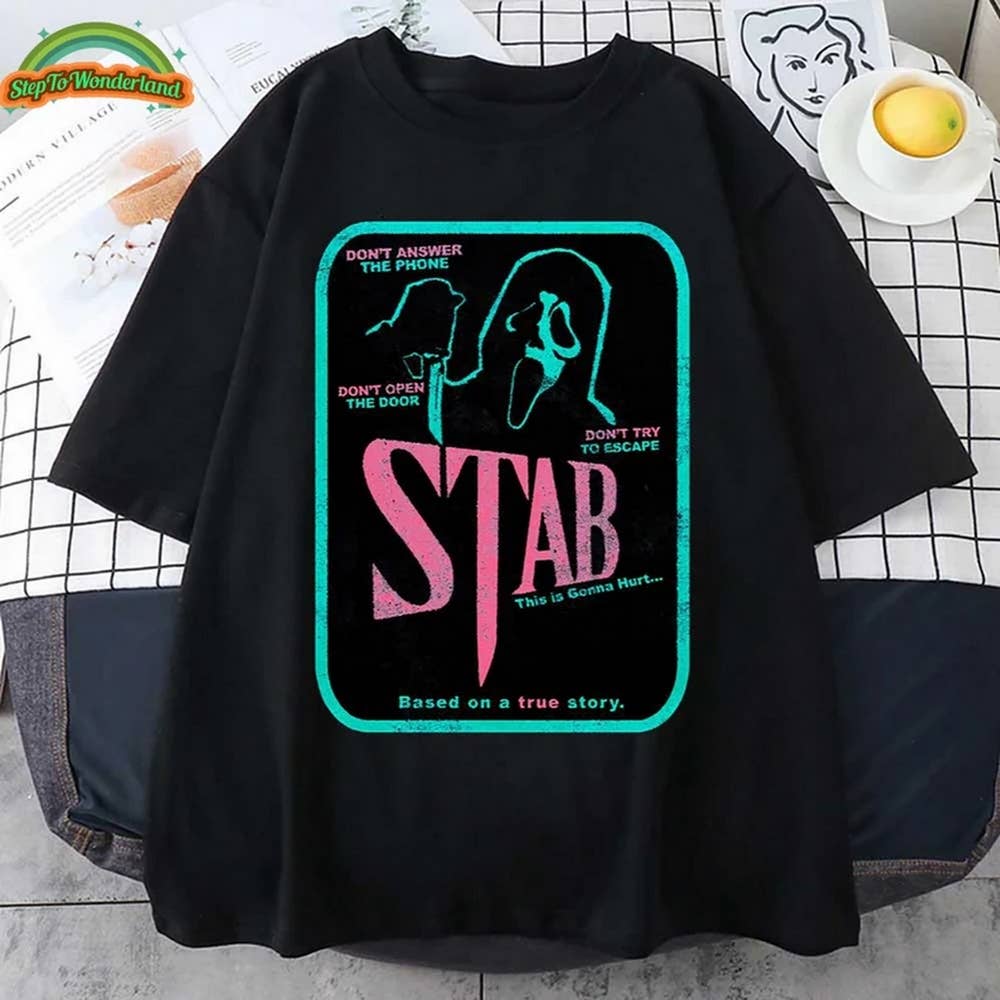 Stab Vintage Style Horror Tee