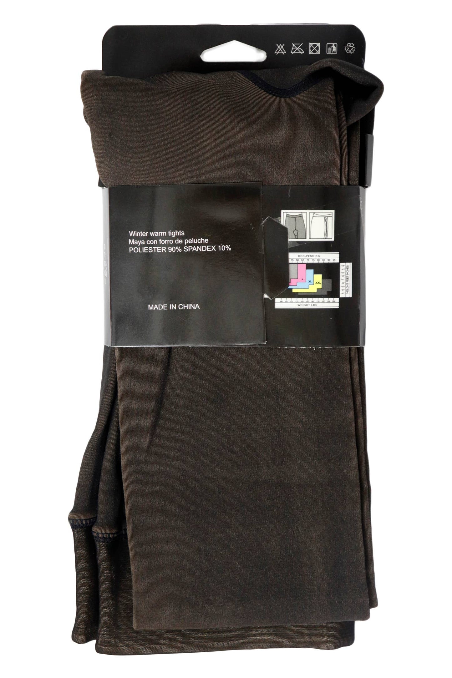 Sheer Fleece Lined Pantyhose Tights