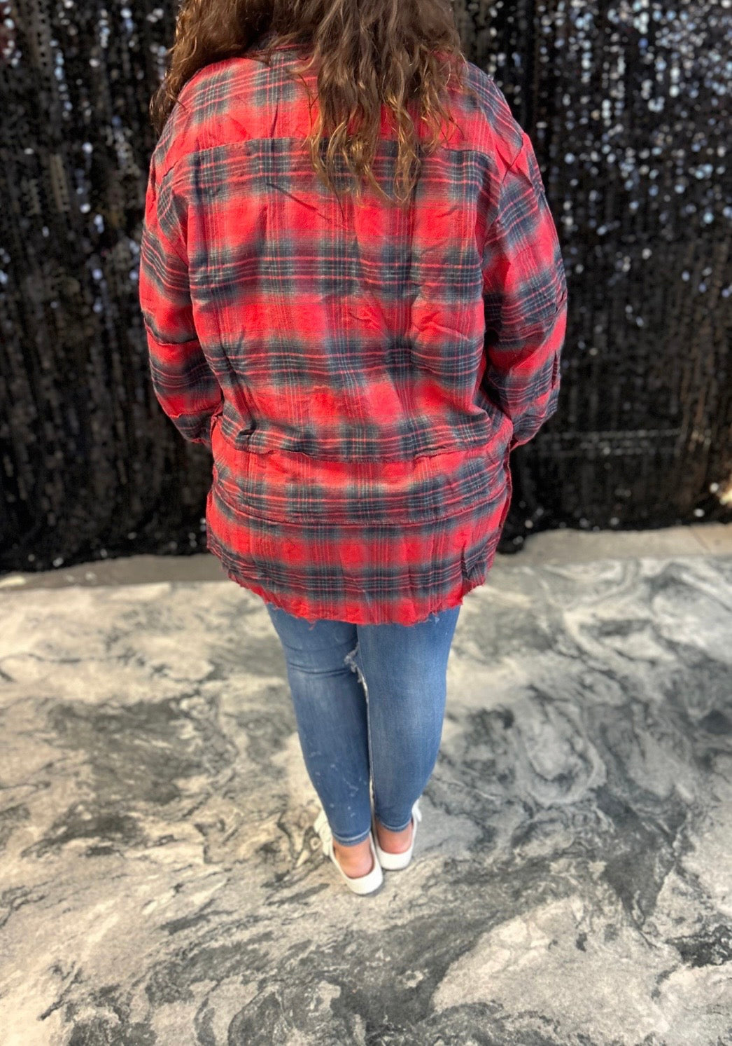 Oversized Long Flannel