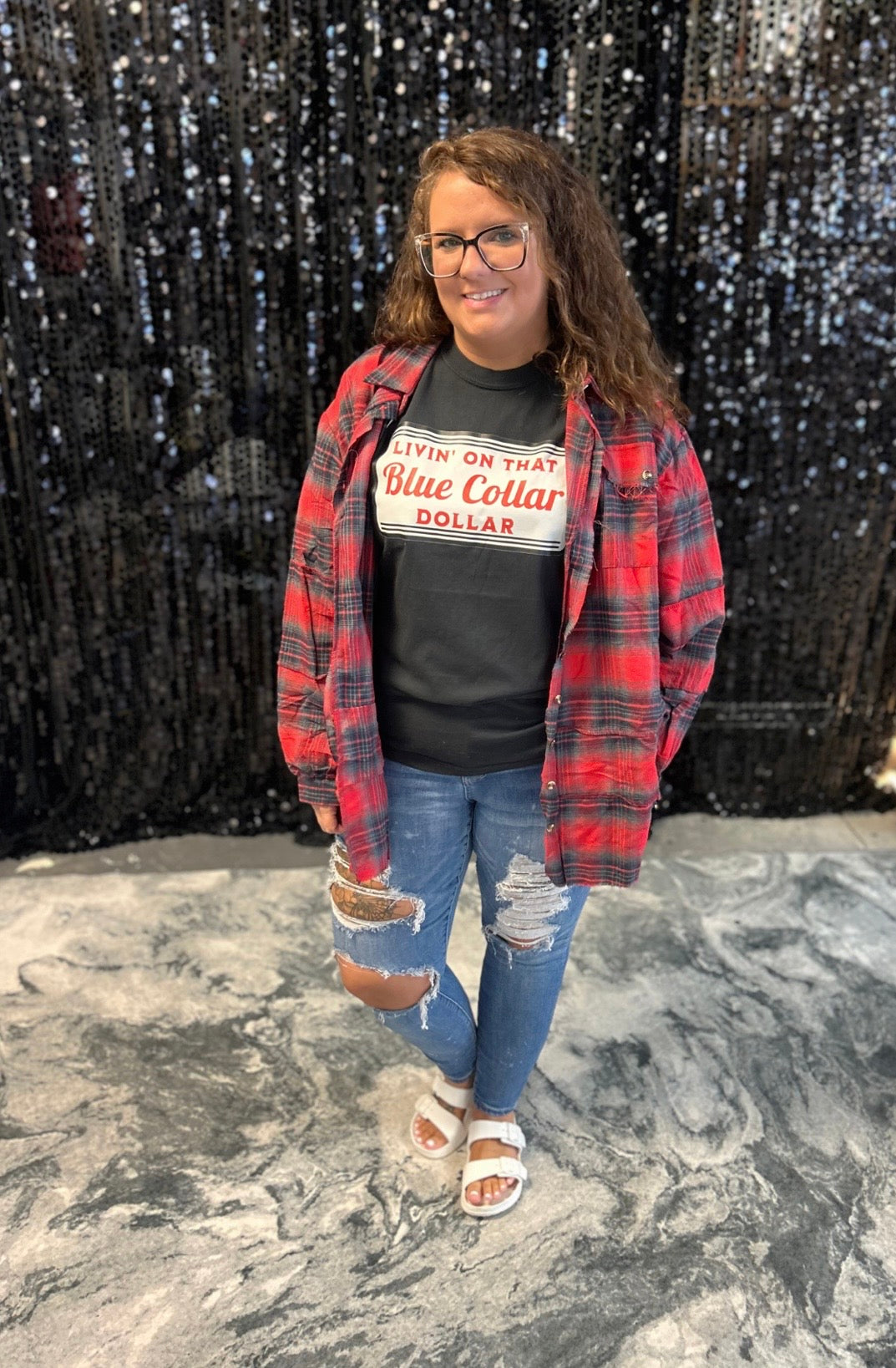 Oversized Long Flannel