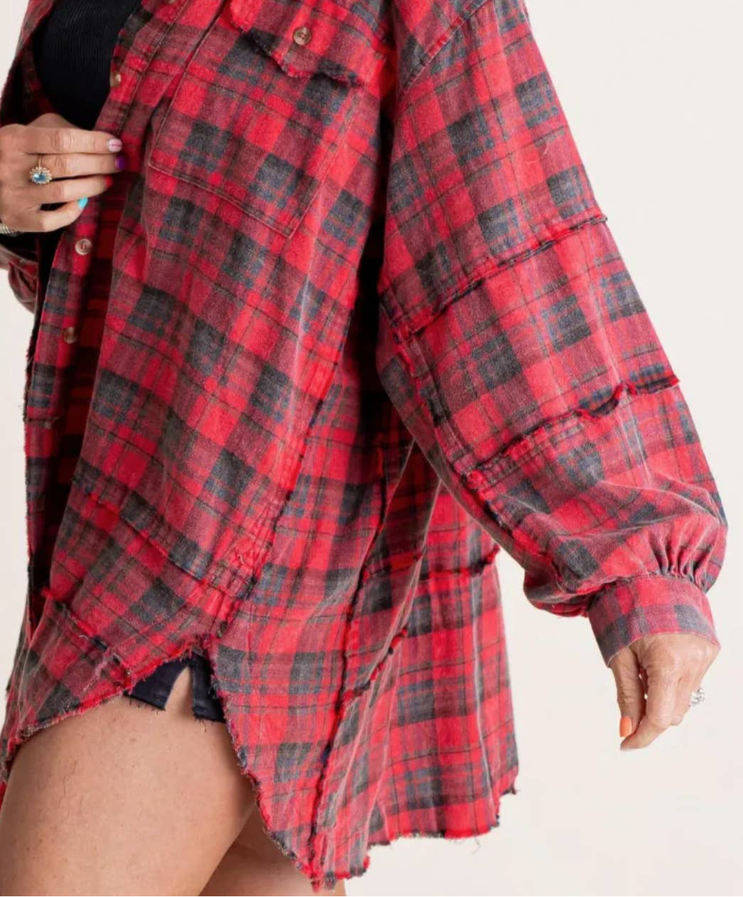 Oversized Long Flannel