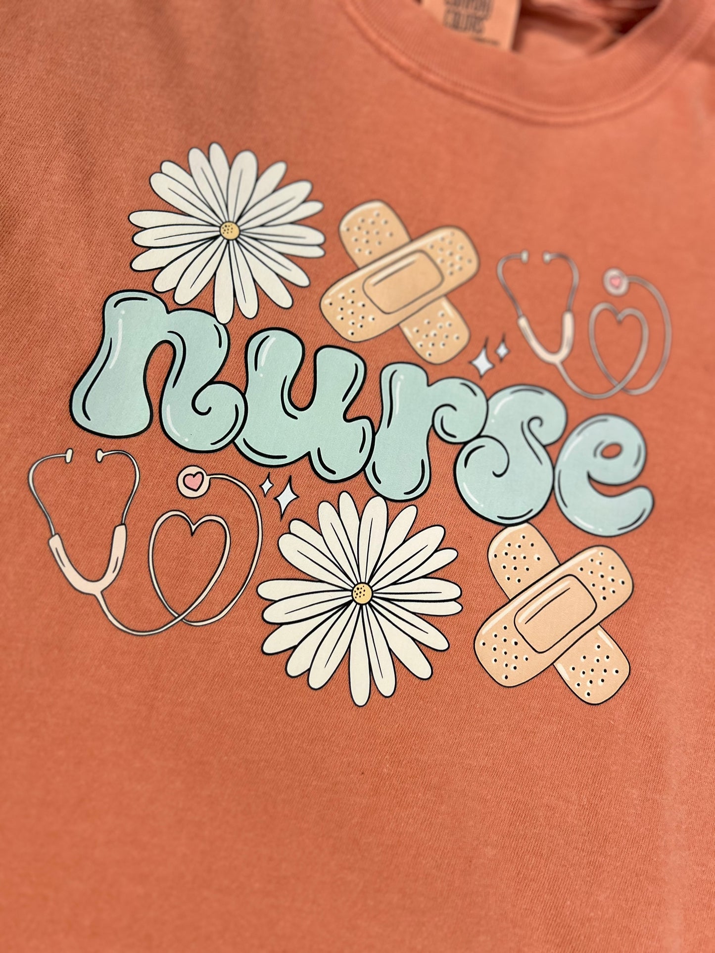 Nursing Floral Tee