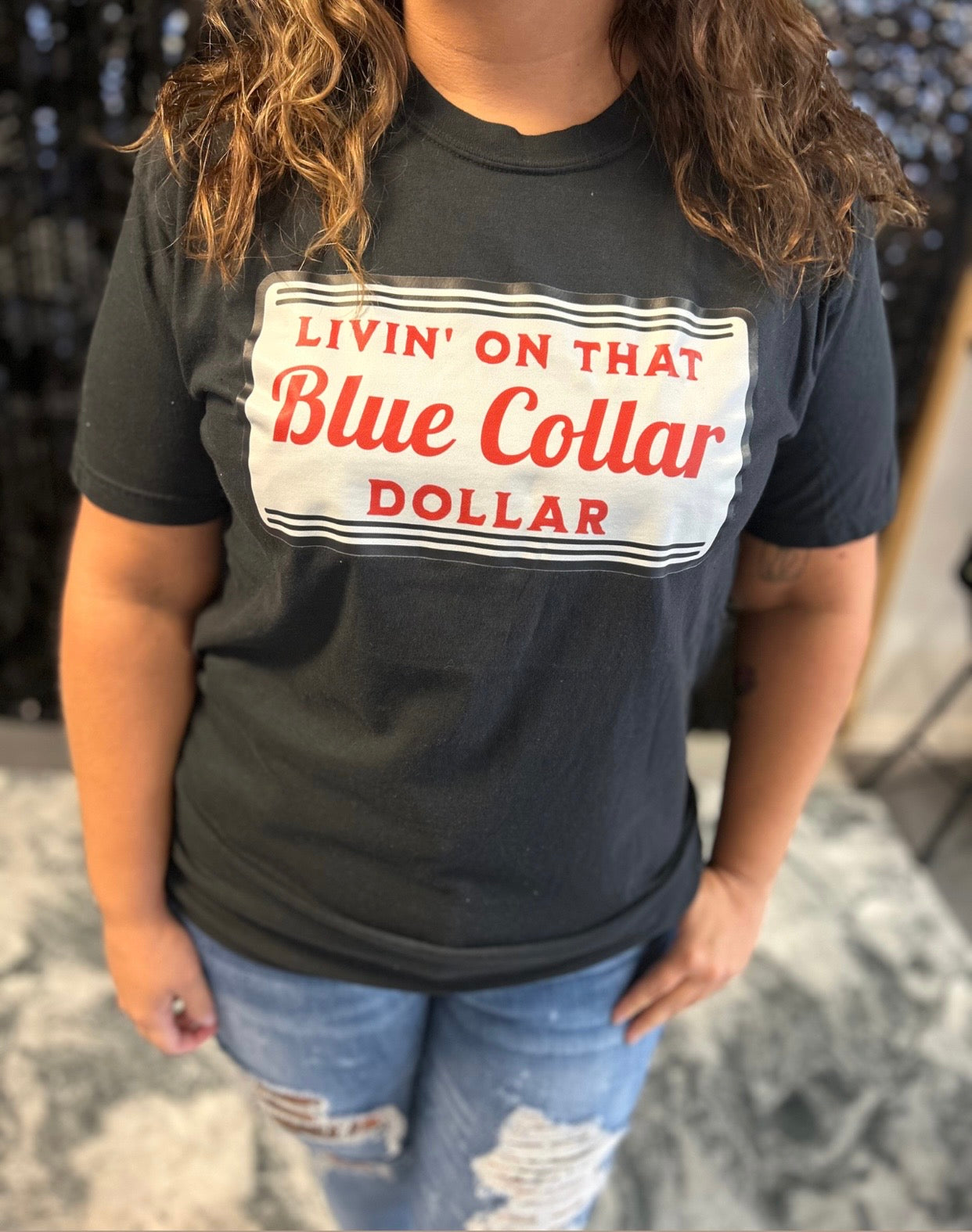 Blue Collar Dollar Tee