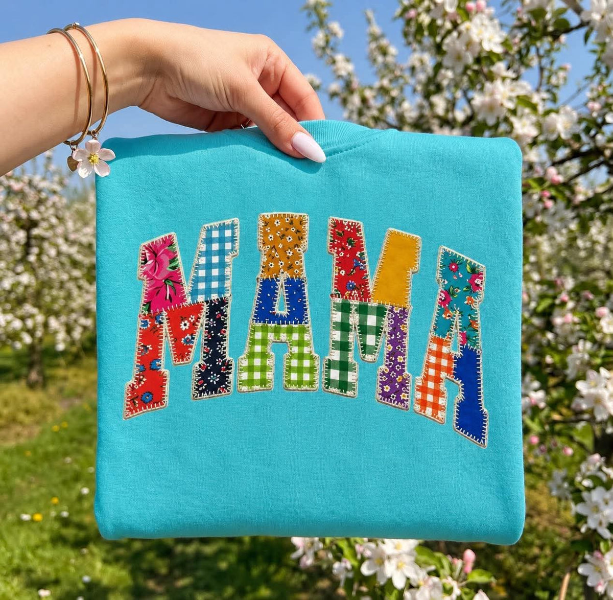 Patchwork Mama Tee