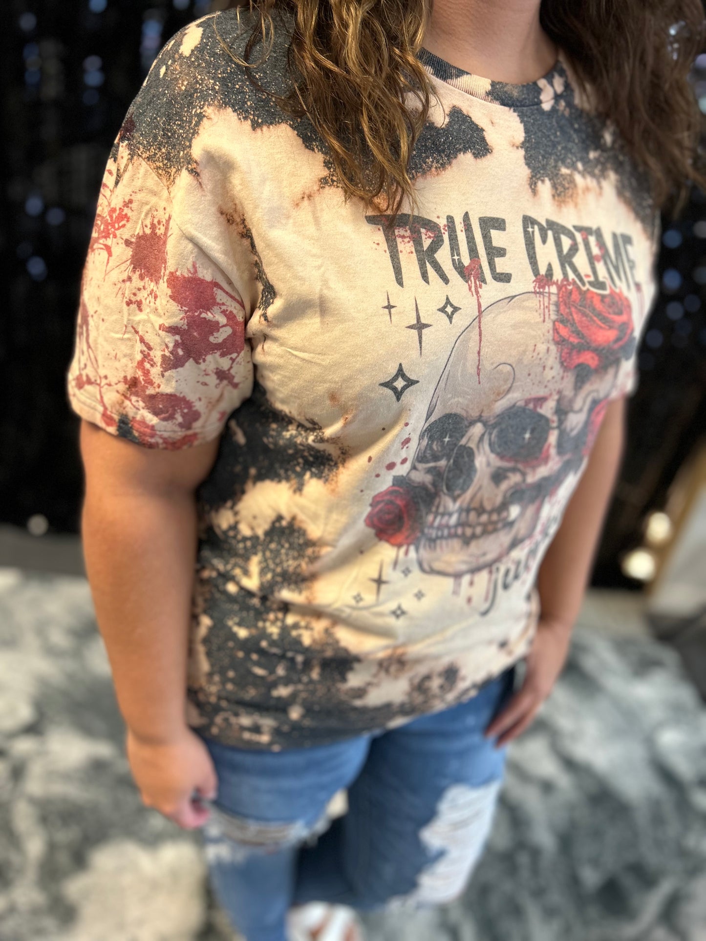 True Crime Bleached Tee