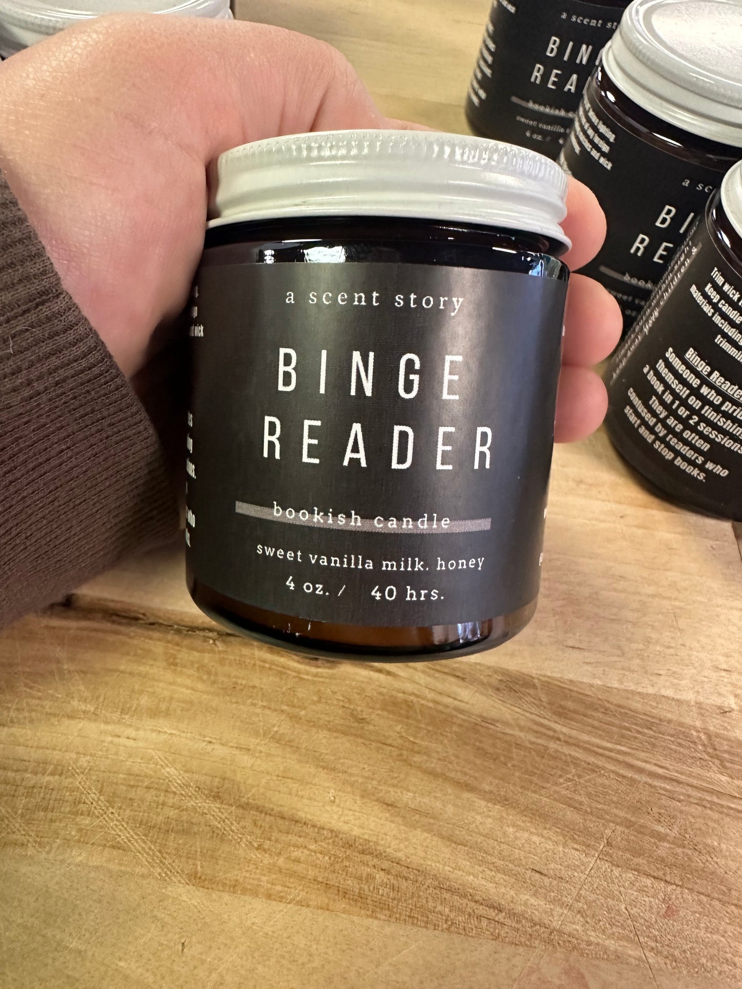 Bookish Candle
