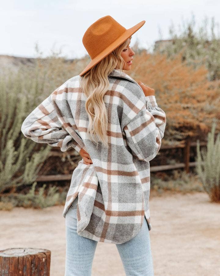 Grey Flannel Shacket