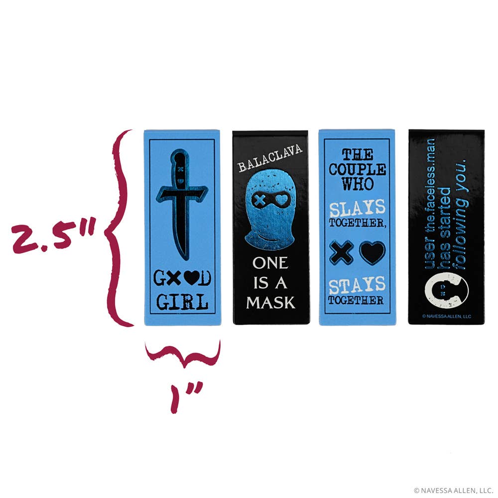 Lights Out Magnetic Bookmarks (4-Pack)