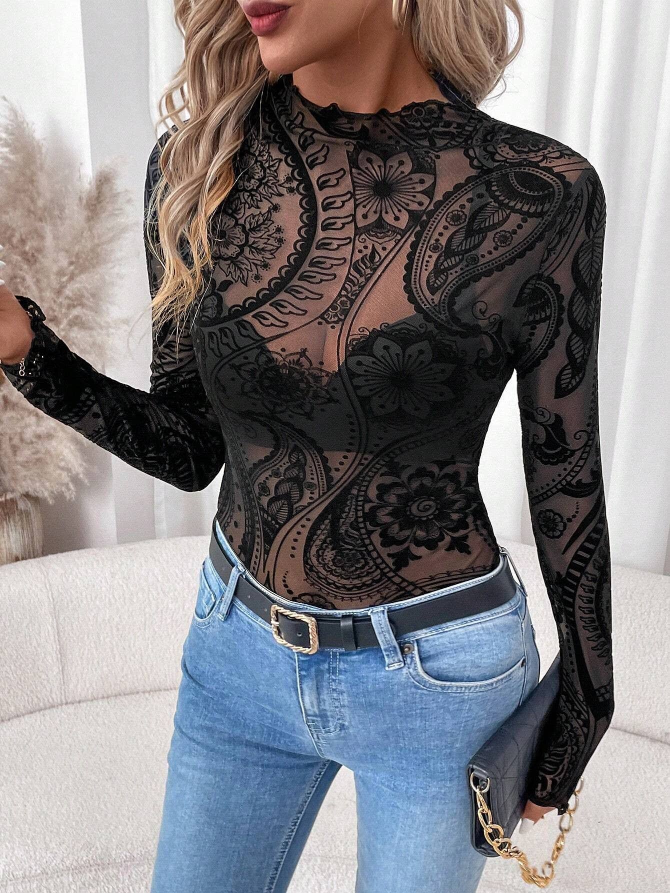 Vintage Mesh Top