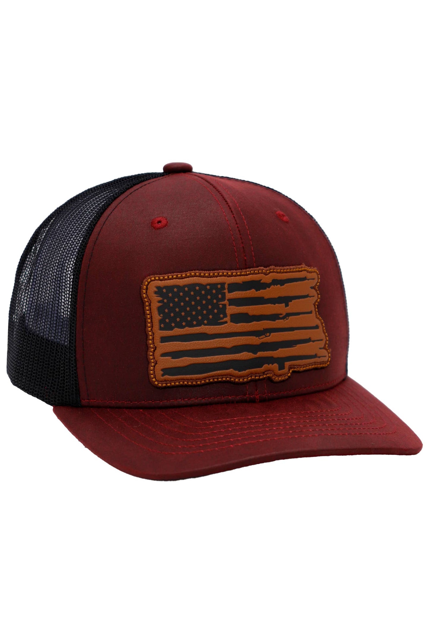 Rifle American Flag Trucker Hat