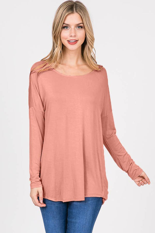 Contemporary Casual Women's Tunic Top