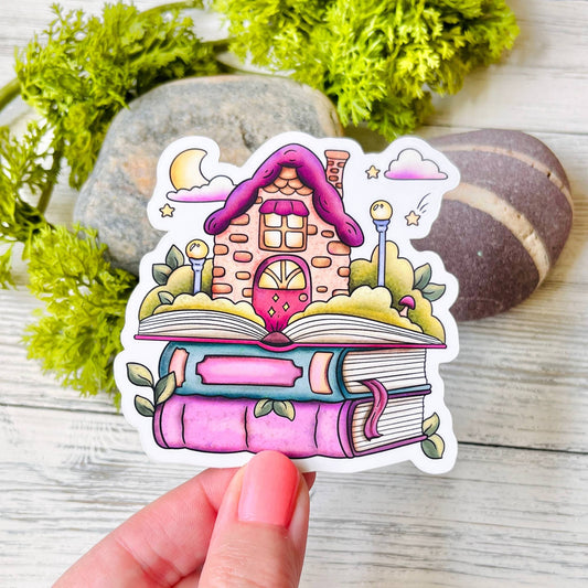 Cute StoryBook Cottage Sticker