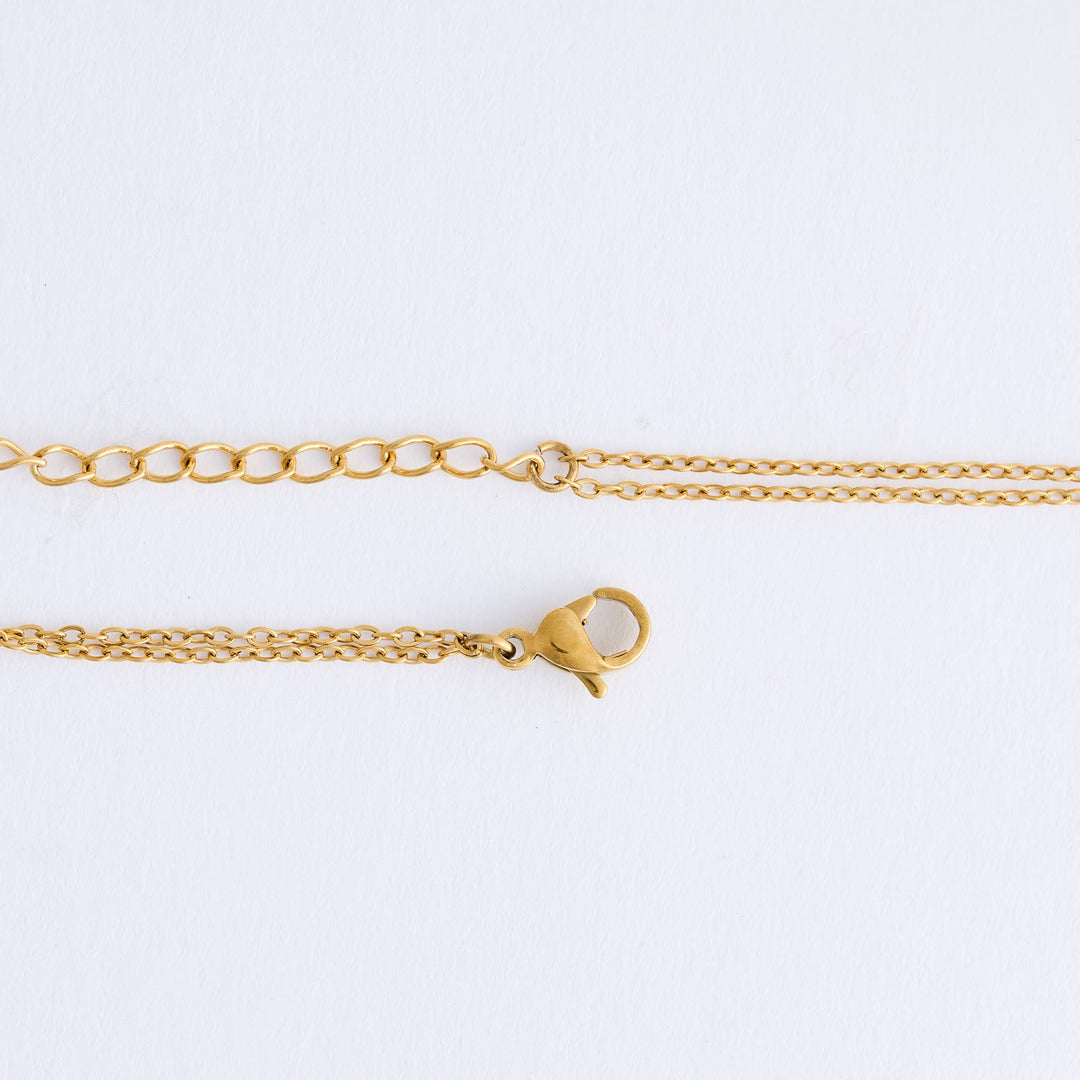 Waterproof Layered Cross Necklace
