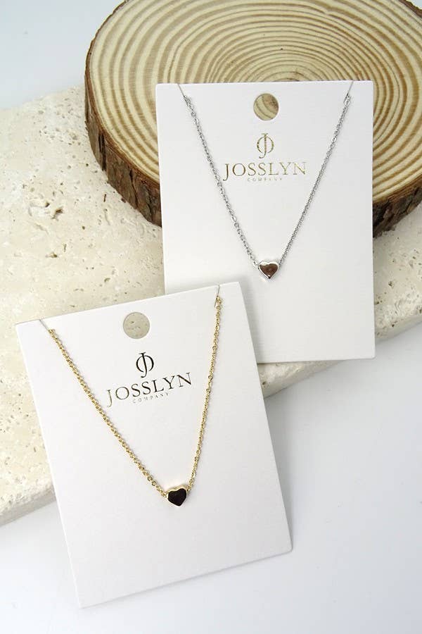 Silver Mini Heart Necklace
