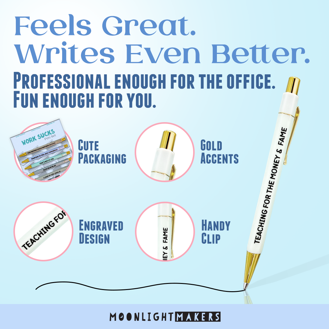 Work Sucks - Funny Pen Set