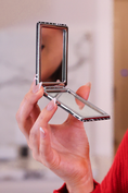 Load image into Gallery viewer, Bows and Stripes Compact Mirror
