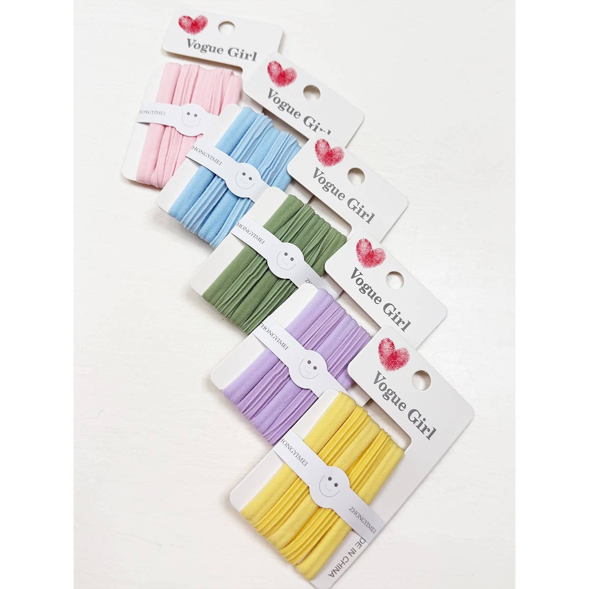 Mix Color Seamless Kid's Ponytail Holder