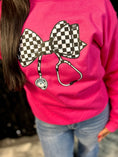 Load image into Gallery viewer, Checkered Nurse Stethoscope Sweatshirt
