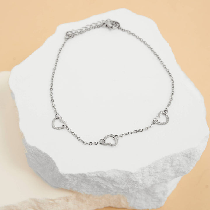 Waterproof Heart Anklet