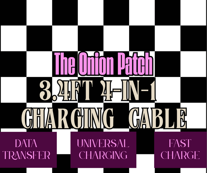 Pink & Purple Beaded Charging Cable