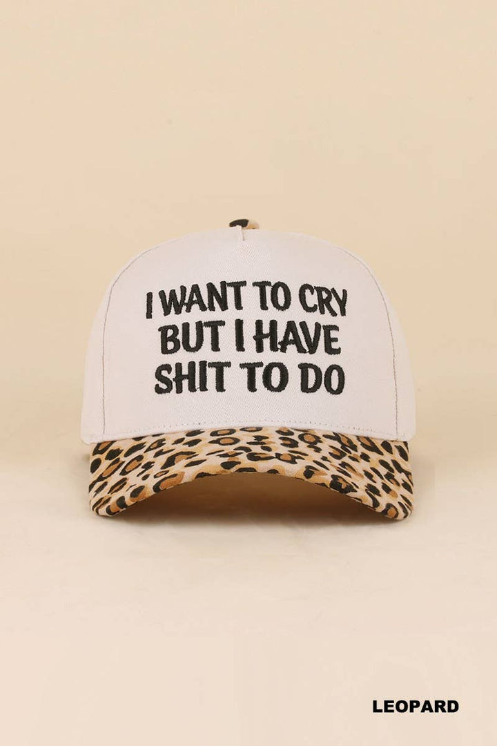 Want to Cry - Two tone Snapback