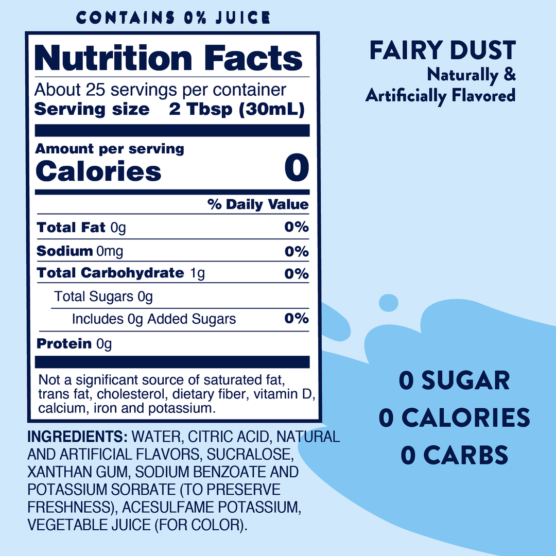 Sugar Free Fairy Dust Syrup