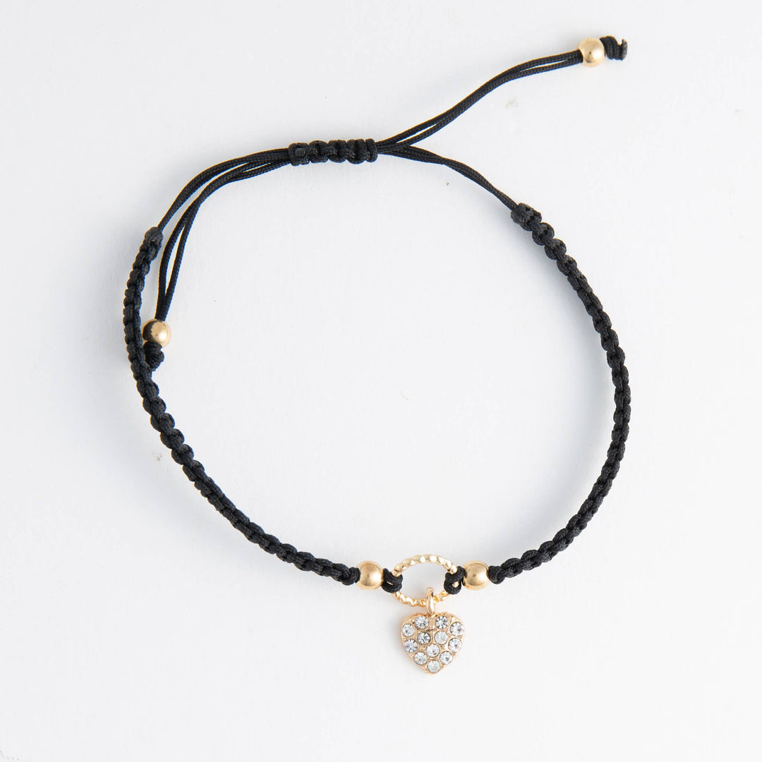 Adjustable Heart Bracelet