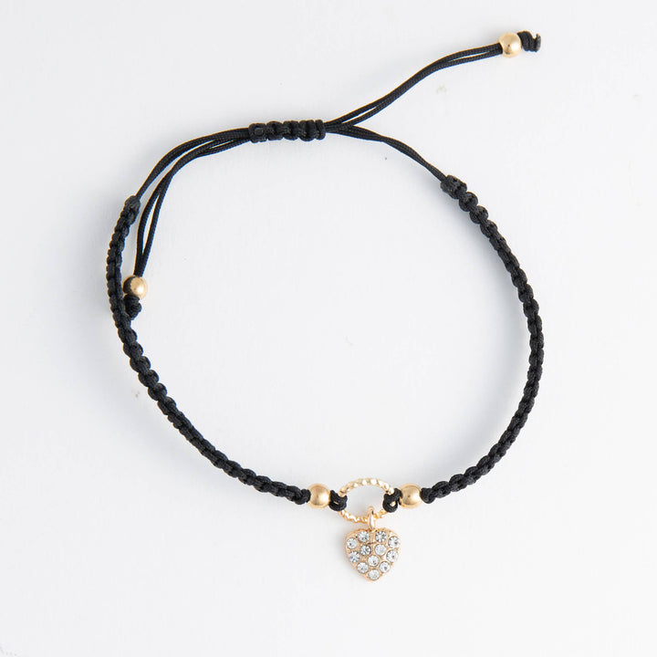 Adjustable Heart Bracelet