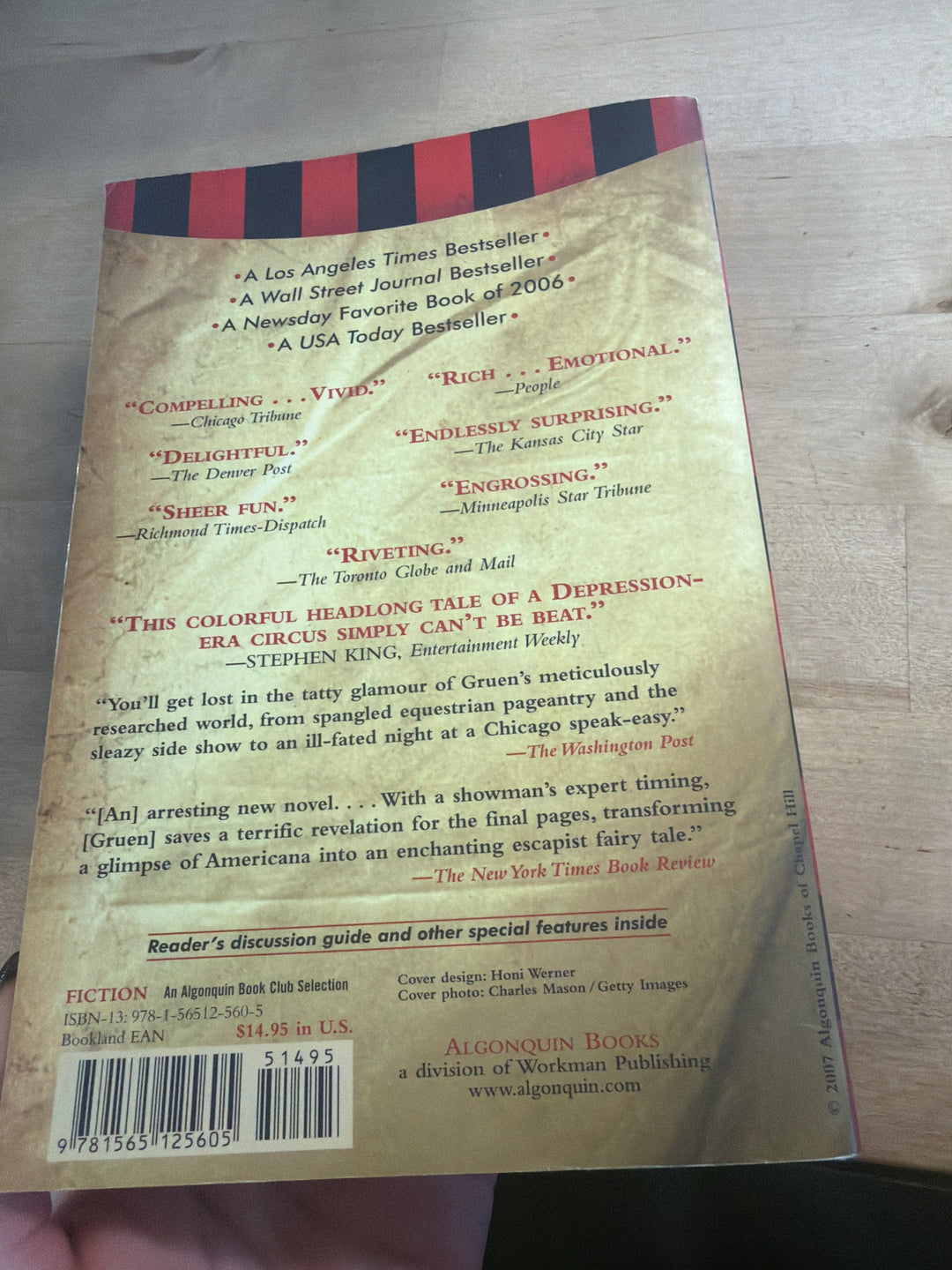 Water for elephants by Sara GRUEN