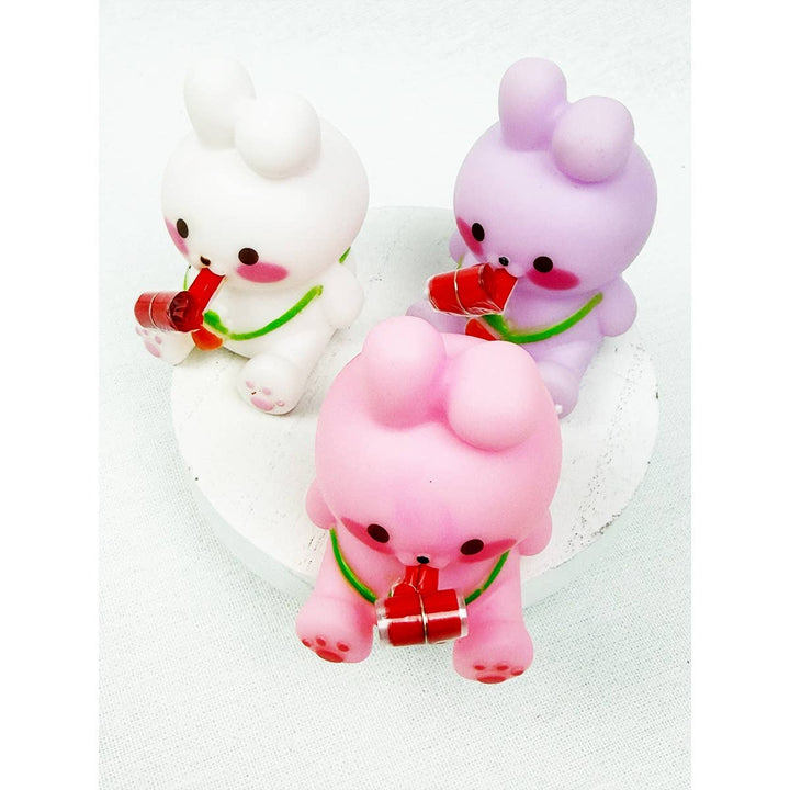 Cute Bunny Roll Up Tongue Squeeze Toy