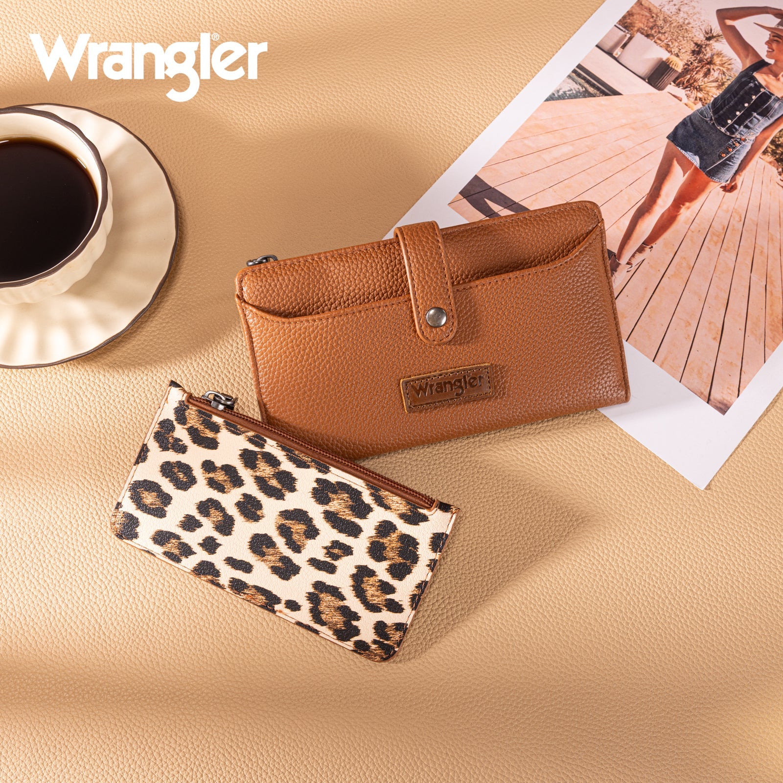 Wrangler Removable Card Holder/Wallet