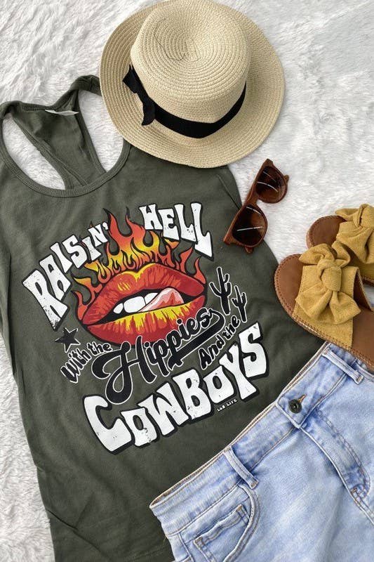 Hippies & Cowboys Tanks