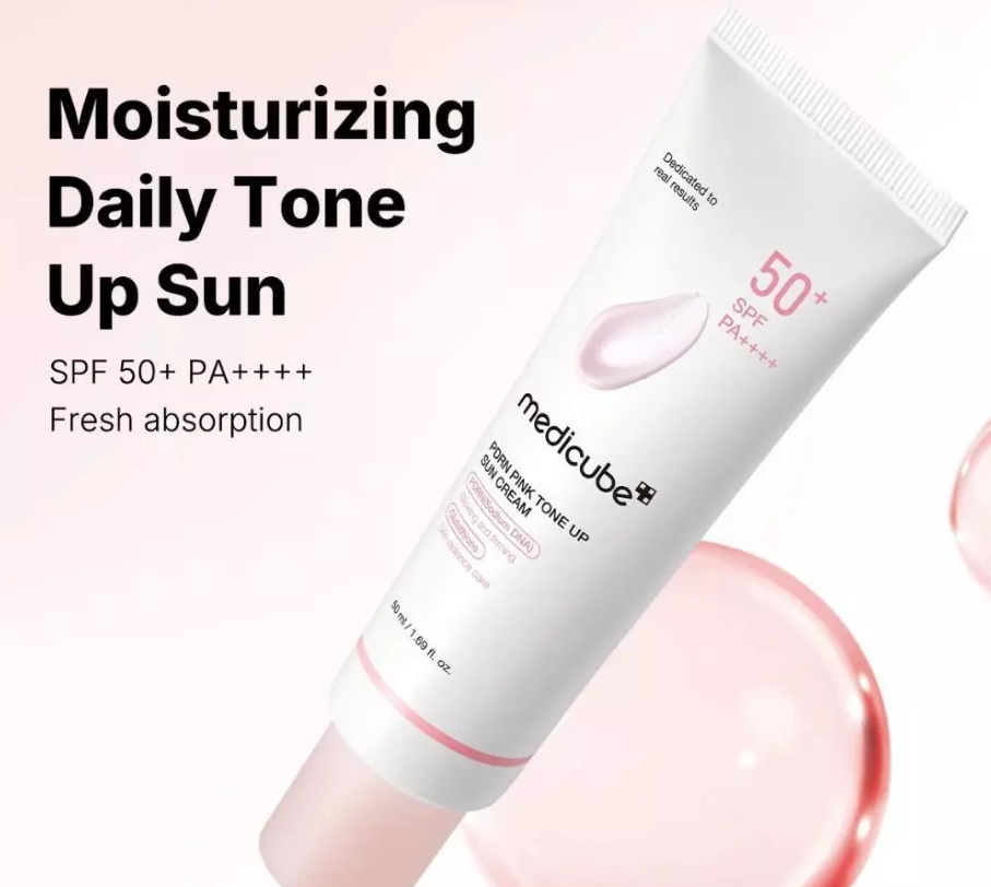 MEDICUBE PDRN Pink Tone Up Sunscreen SPF 50