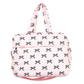 Load image into Gallery viewer, Black & Pink Mini Bows Duffel Weekender
