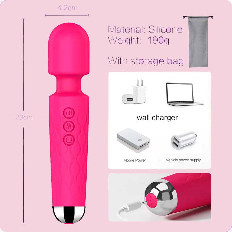 10-frequency vibrator: Light Blue