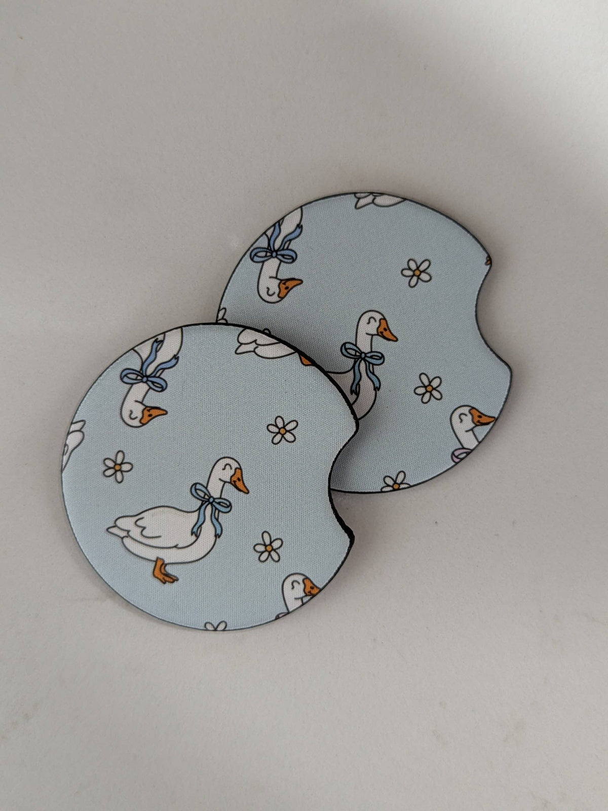 Silly Goose Car Coasters: Summer goose
