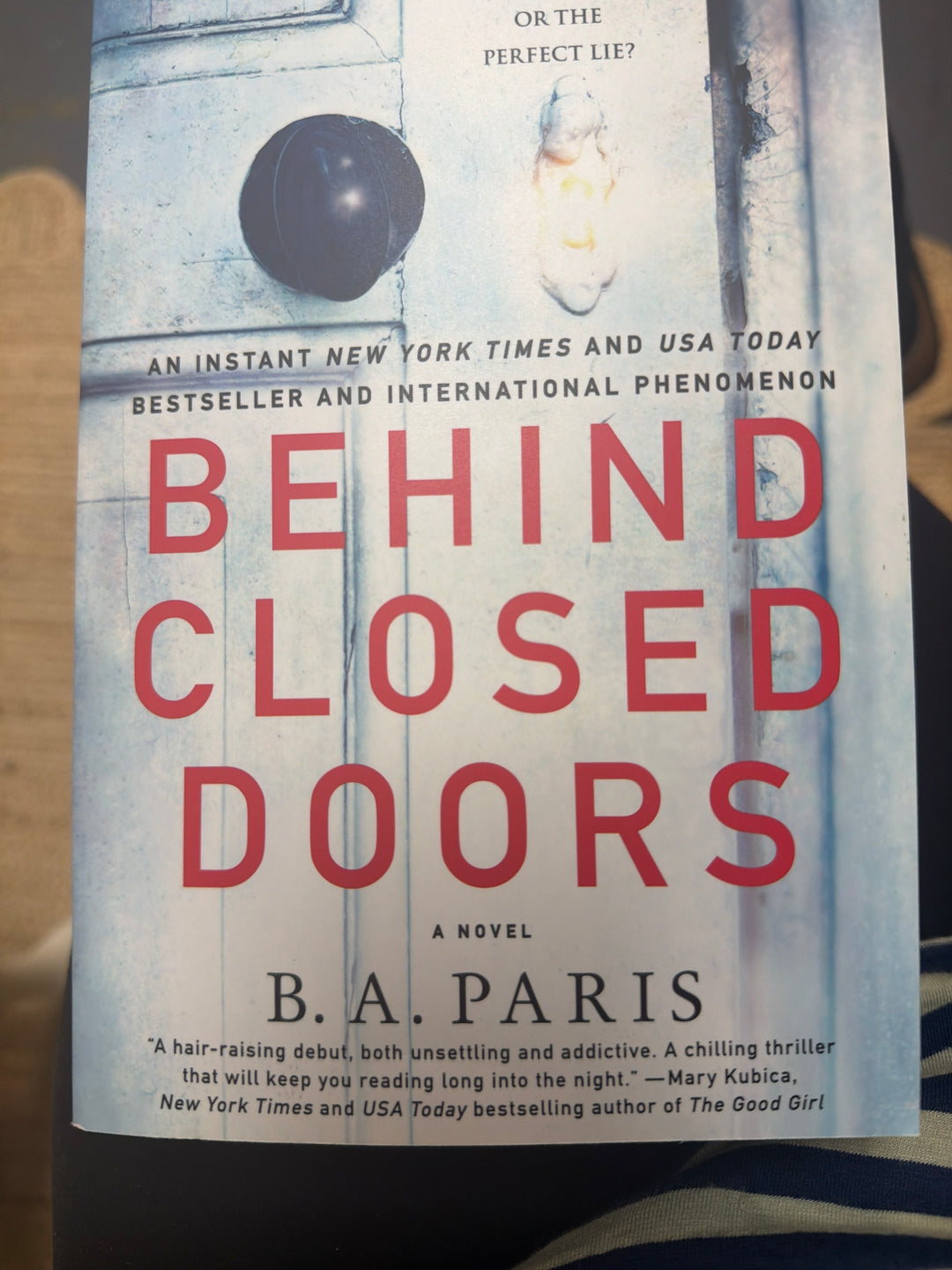 Behind closed door by B A Paris