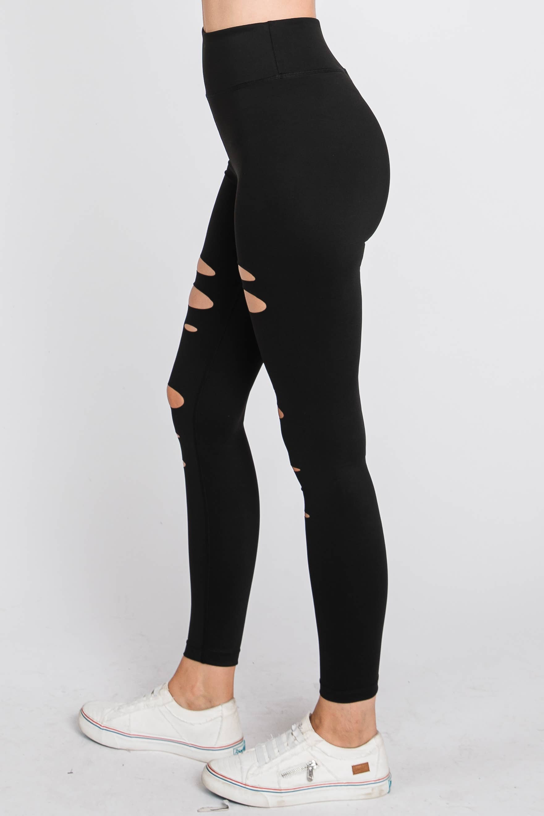 Juliana Laser Cut Leggings