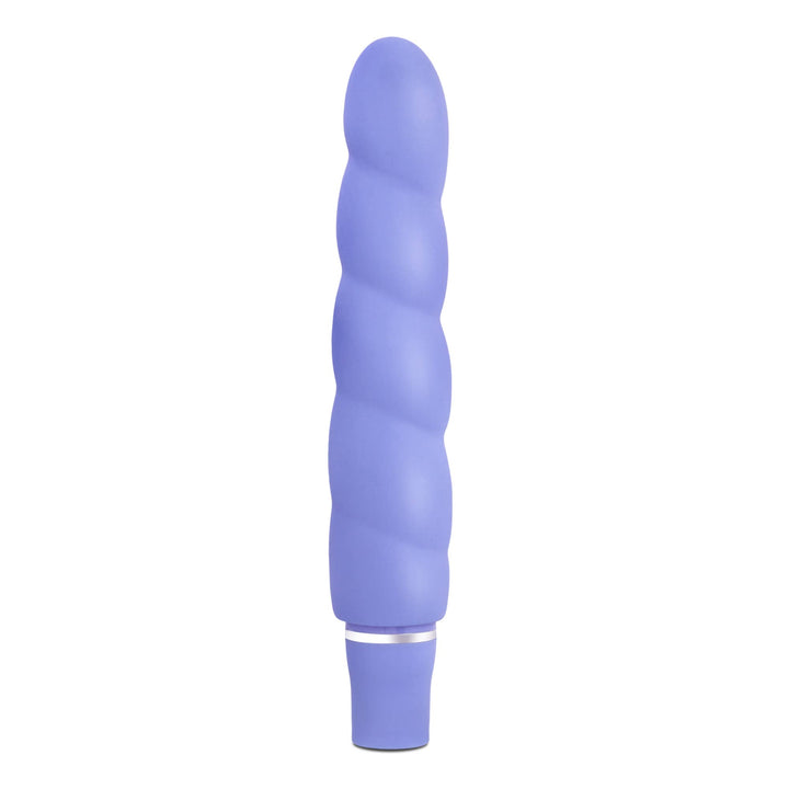Luxe - Anastasia - 10 Functions Spiral Silicone Vibrator: Periwinkle