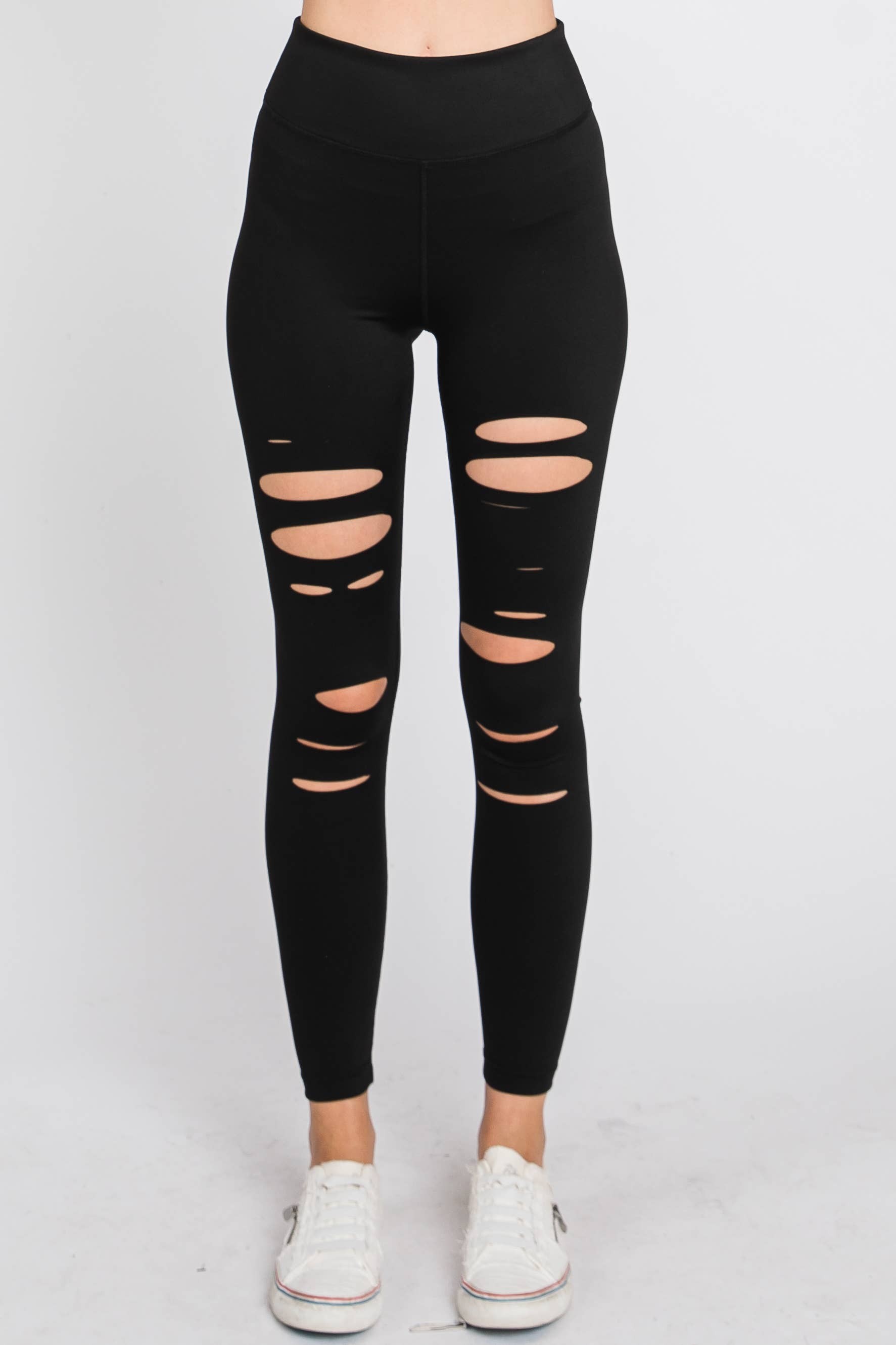 Juliana Laser Cut Leggings