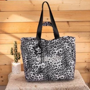 Large Leopard Wrangler Tote