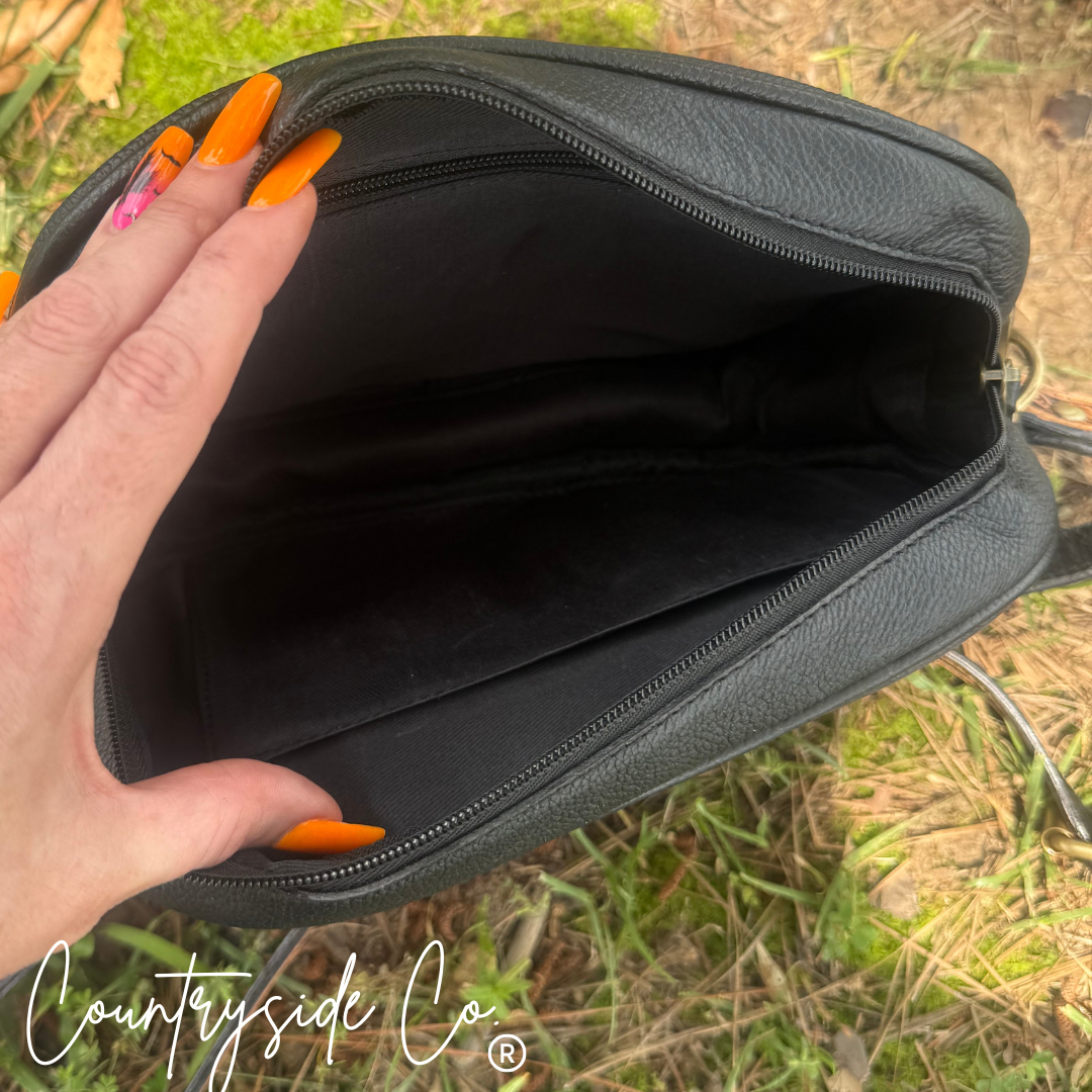 Bridle Belle Tooled Leather Purse