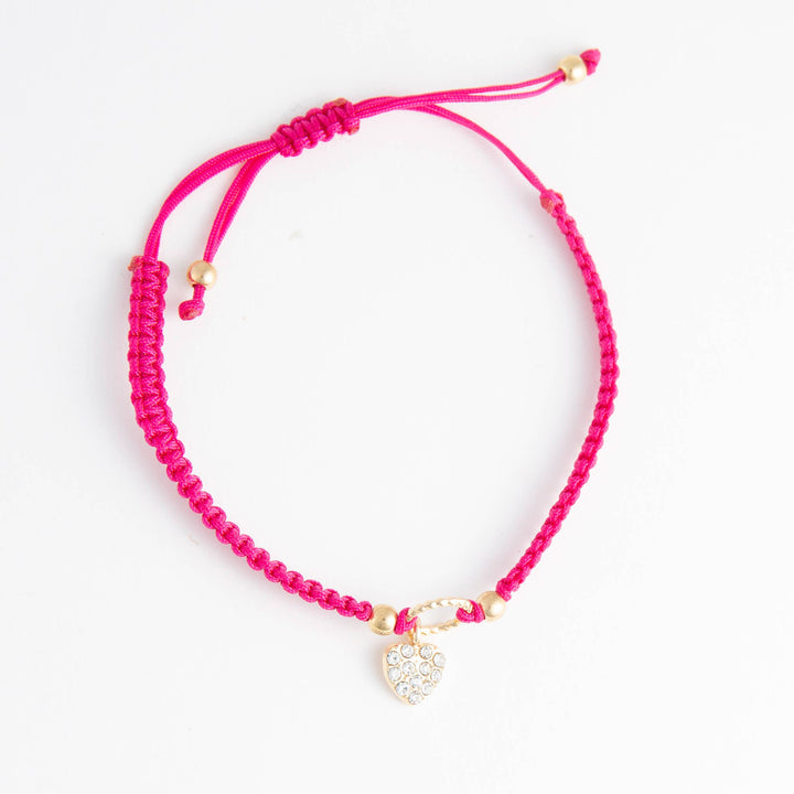 Adjustable Heart Bracelet