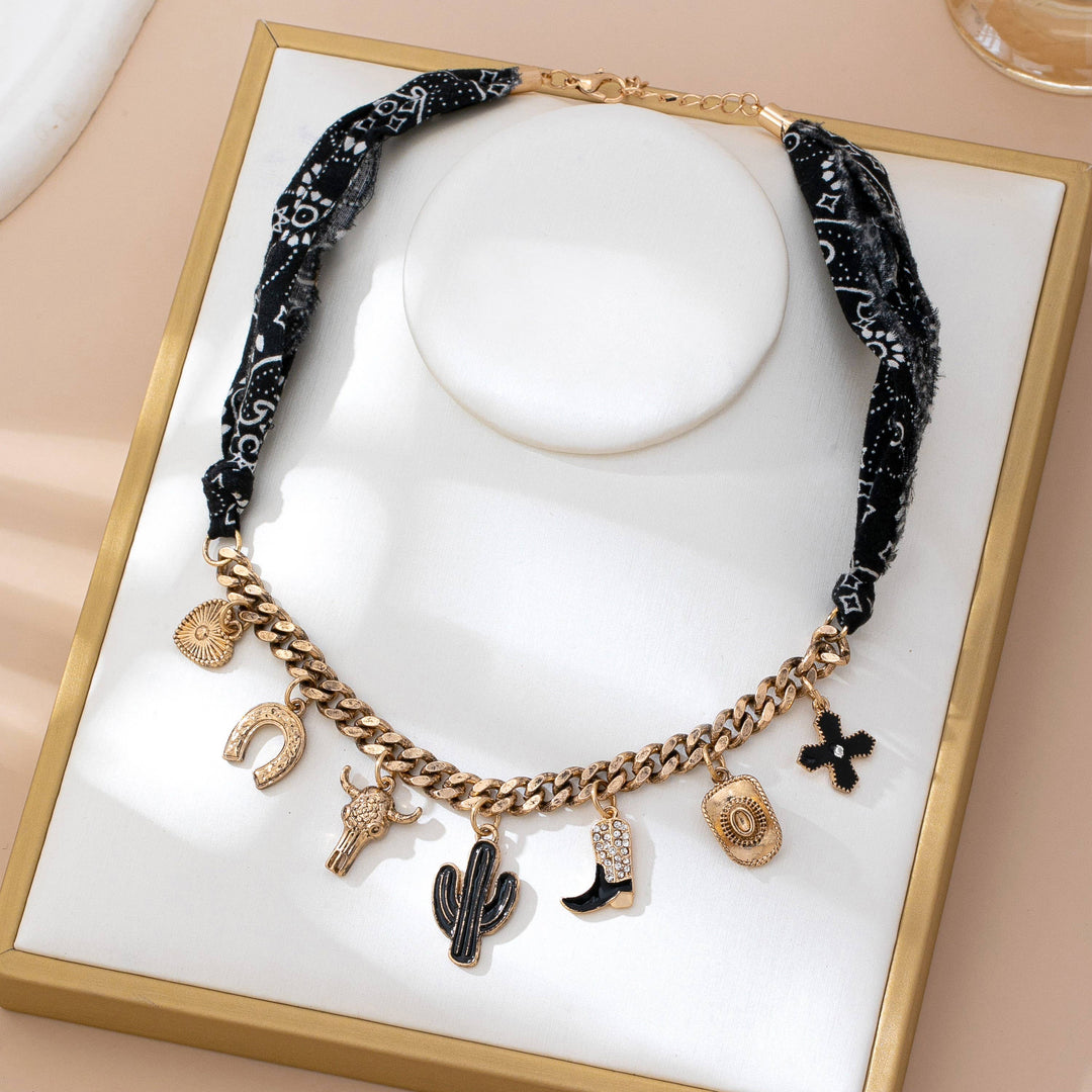 Western Scarf Necklace