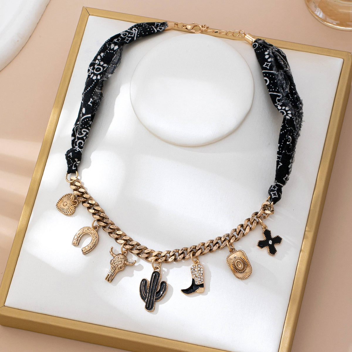 Western Scarf Necklace
