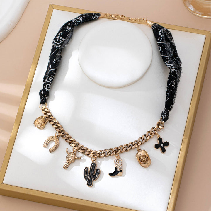 Western Scarf Necklace