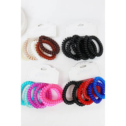 Phone Cord Hait Tie Set